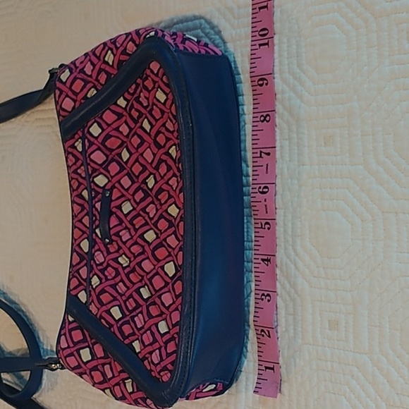 Vera Bradley Pink Diamonds Trimmed Trapeze Katalina Crossbody Bag - Picture 6 of 9